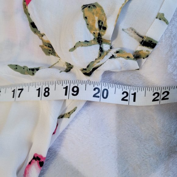 Floral Spring Sundress, Bohemian Summer Dress, Button down Dress, Size L - Picture 2 of 8